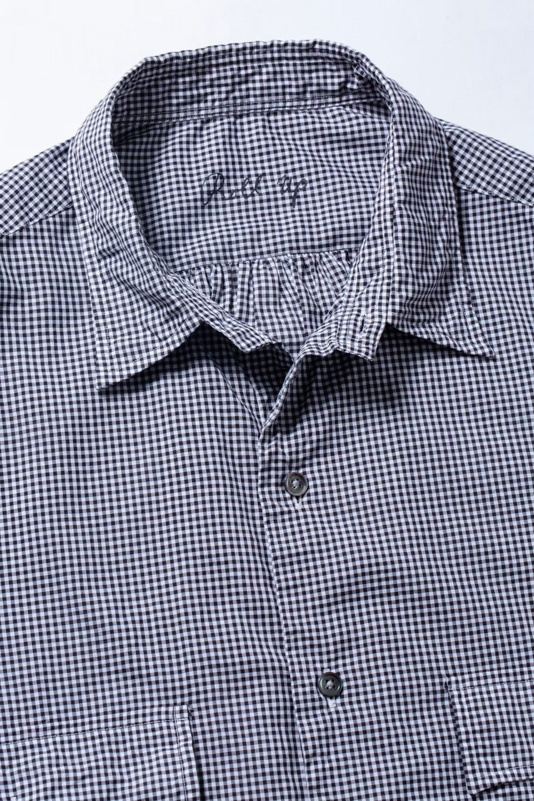 "PC EXCLUSIVE" ROLL UP GINGHAM CHECK  SHIRT (PC ORIGINAL 140/2)