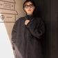 NEW SASHIKO ZIP UP JACKET -BLACK-