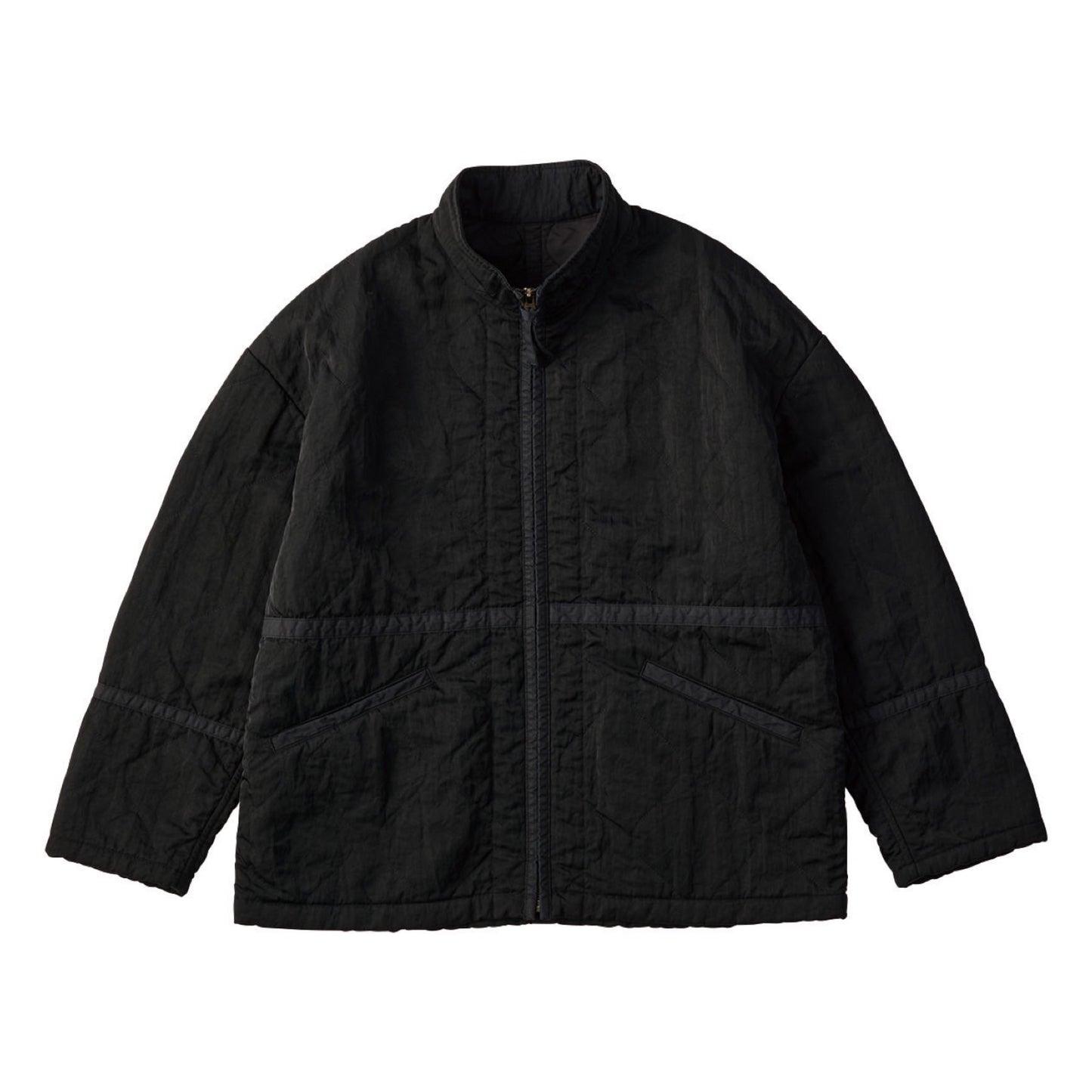SUPER NYLON MILITARY ZIP UP JACKET