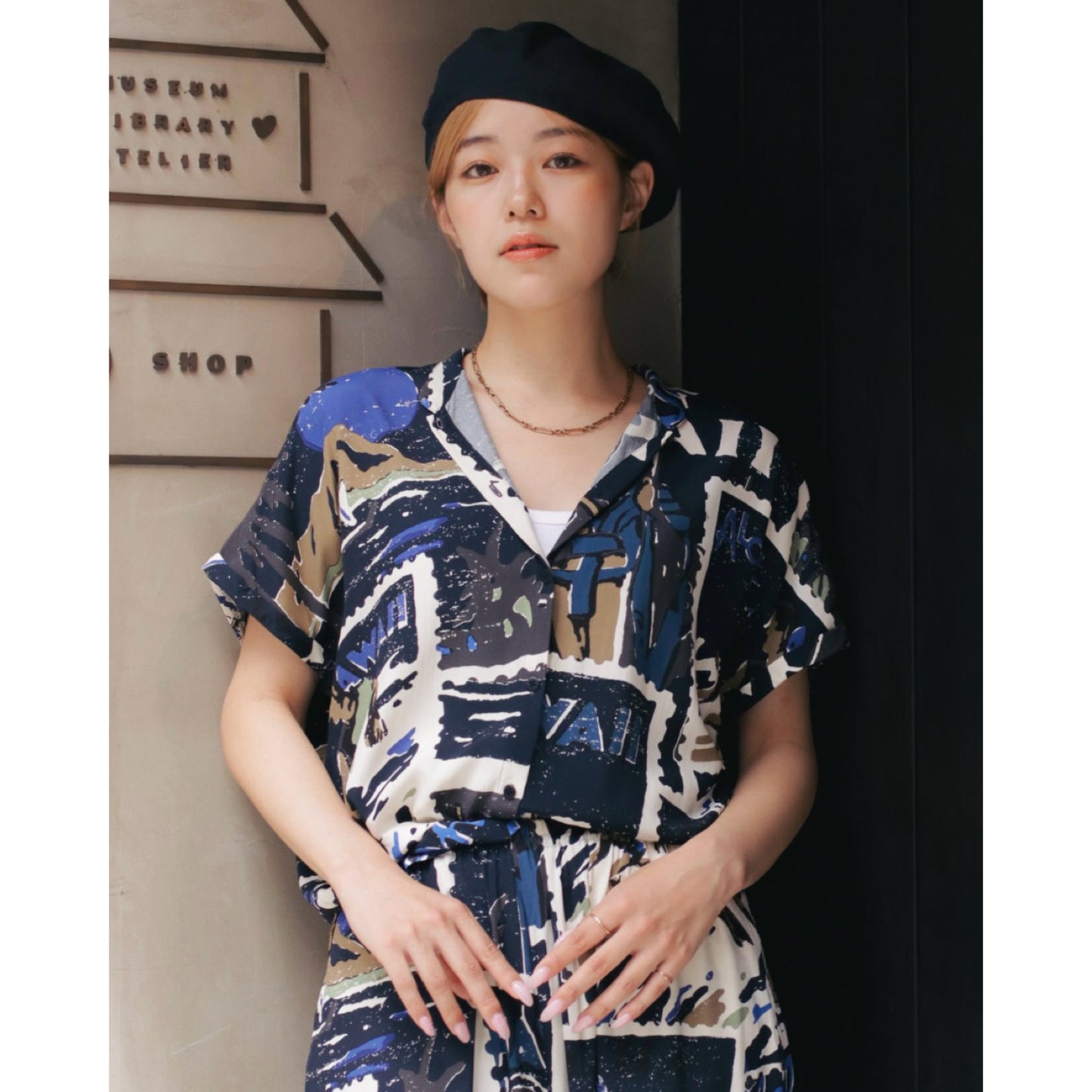 HAWAIIAN OUTDOOR ALOHA BLOUSE