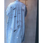 MONSIEUR KURATA COTTON LINEN LONG SHIRT