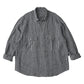 ROLL UP LINEN GINGHAM CHECK SHIRT