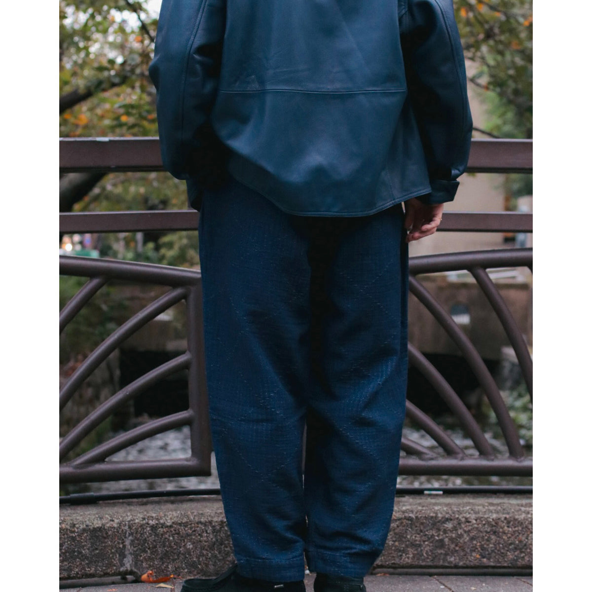 "ISETAN KYOTO EXCLUSIVE" LEATHER DOUBLE JACKET