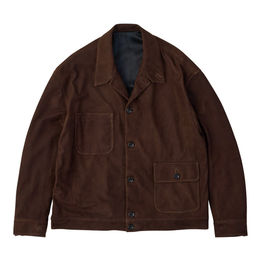 LEATHER SUEDE DUKE JACKET (ENTREFINO)