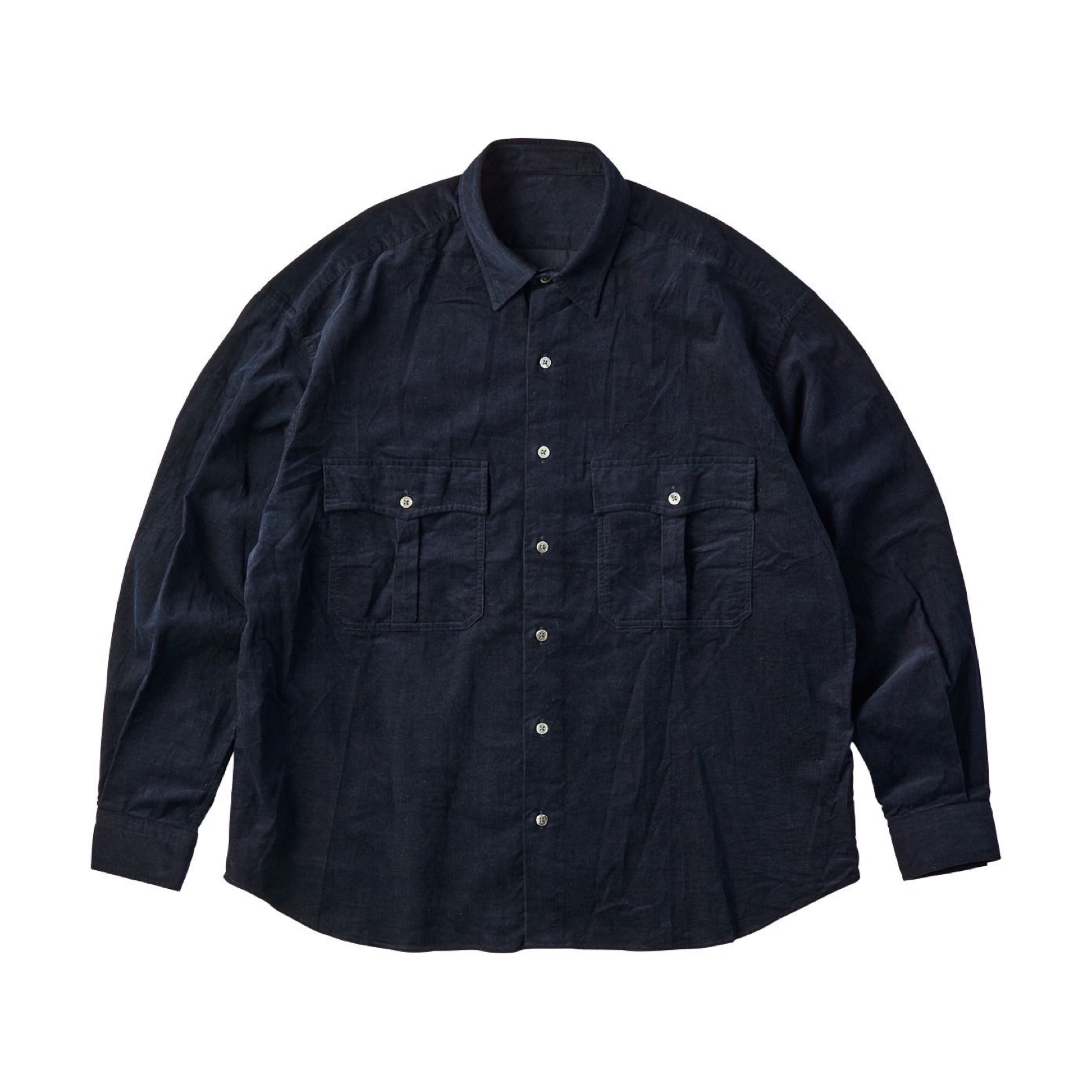 Porter Classic ROLL UP SHIRT 京都店限定品　黒蝶貝 ROLL UP ORGANIC CORDUROY SHIRT – PORTER CLASSIC KYOTO