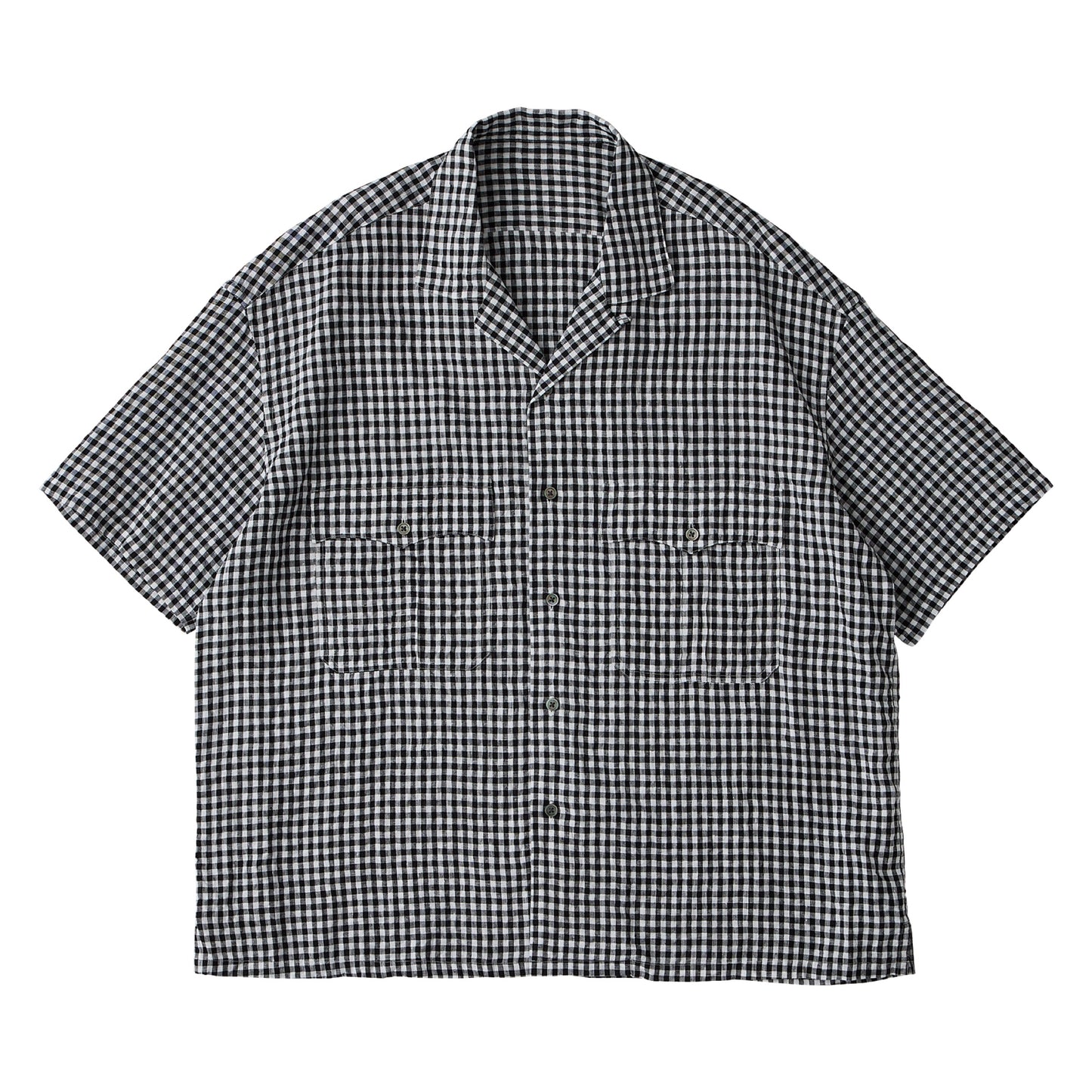 KEROUAC LINEN GINGHAM CHECK SHIRT