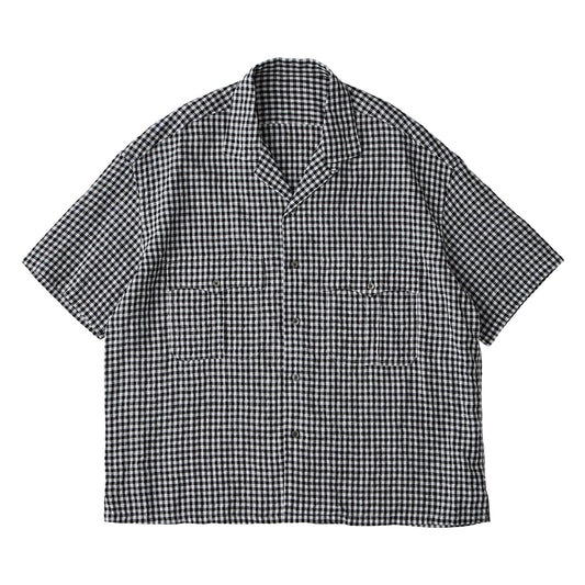 KEROUAC LINEN GINGHAM CHECK SHIRT