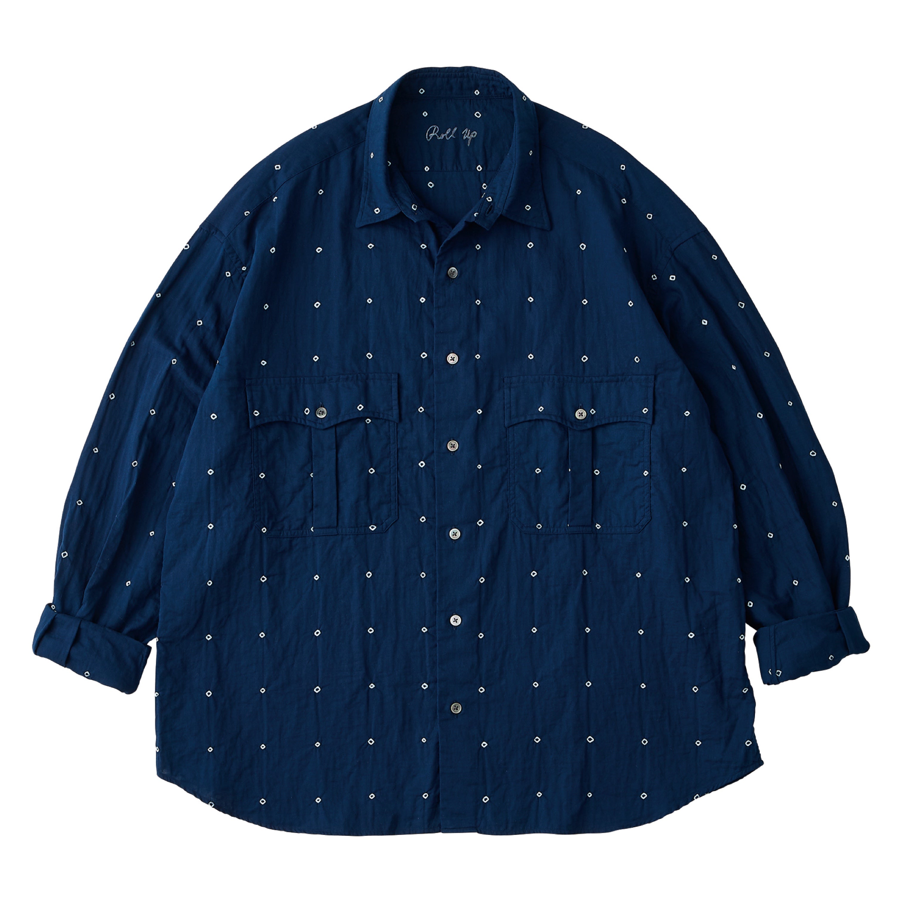 Porter classic roll upシャツブルー L 長袖シャツ PC EXCLUSIVE