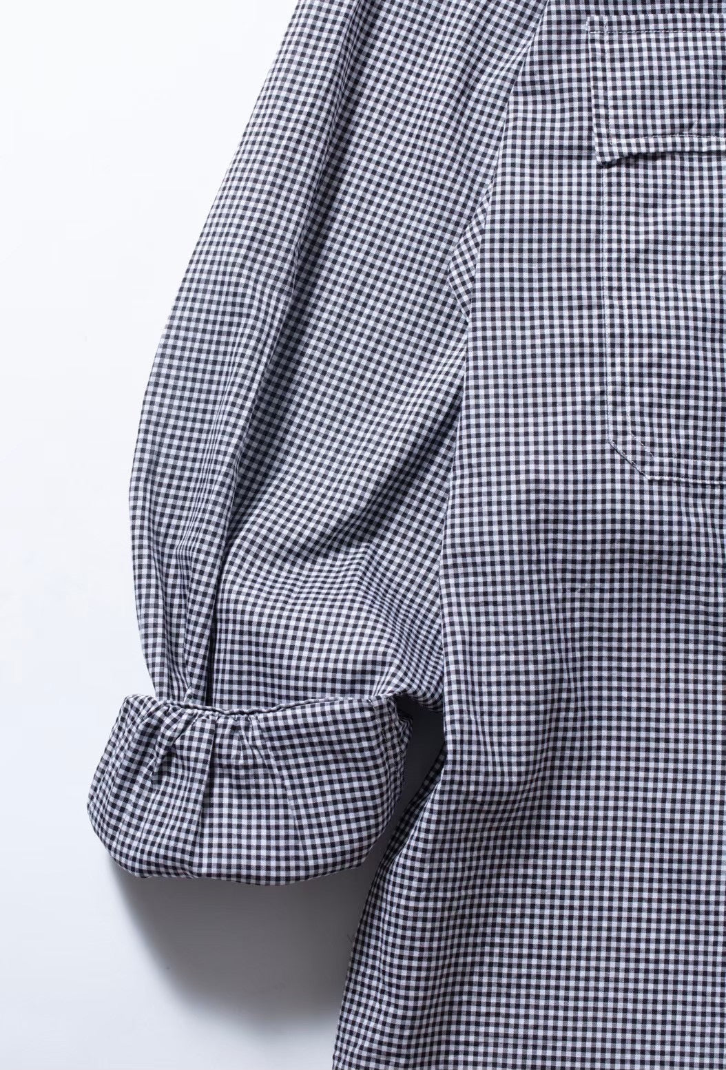 "PC EXCLUSIVE" ROLL UP GINGHAM CHECK  SHIRT (PC ORIGINAL 140/2)