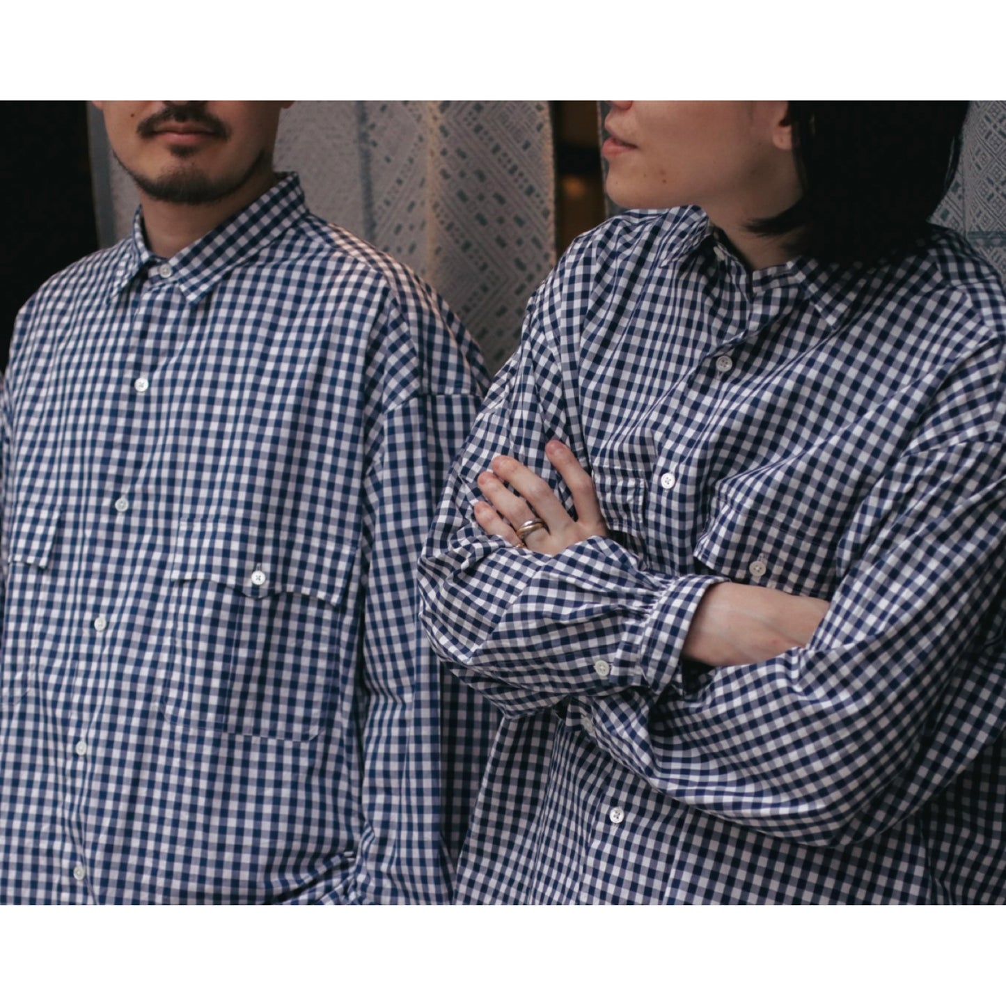ROLL UP GINGHAM CHECK SHIRT