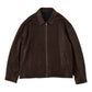 LEATHER ZIP UP JACKET  W / LOVE & PEACE SILVER (ENTREFINO)