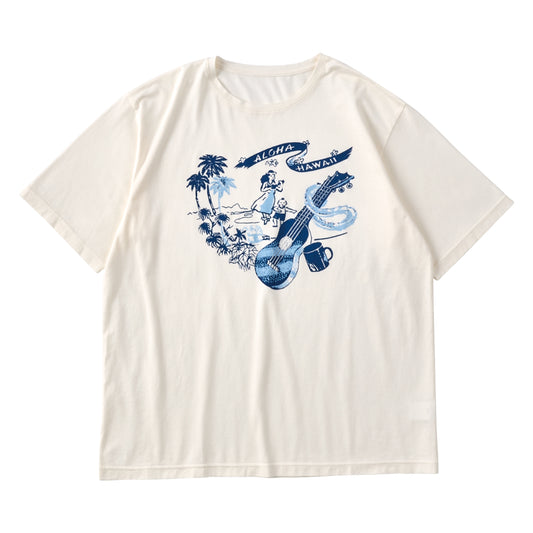 ALOHA T-SHIRT UKULELE