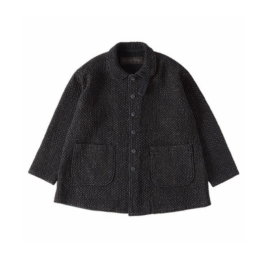 【中古】, Porter Classic　, KENDO 惜しい SASHIKO ケンドー刺し子ジャケット ブラック サイズ：Free  【010824】（ポータークラシック）