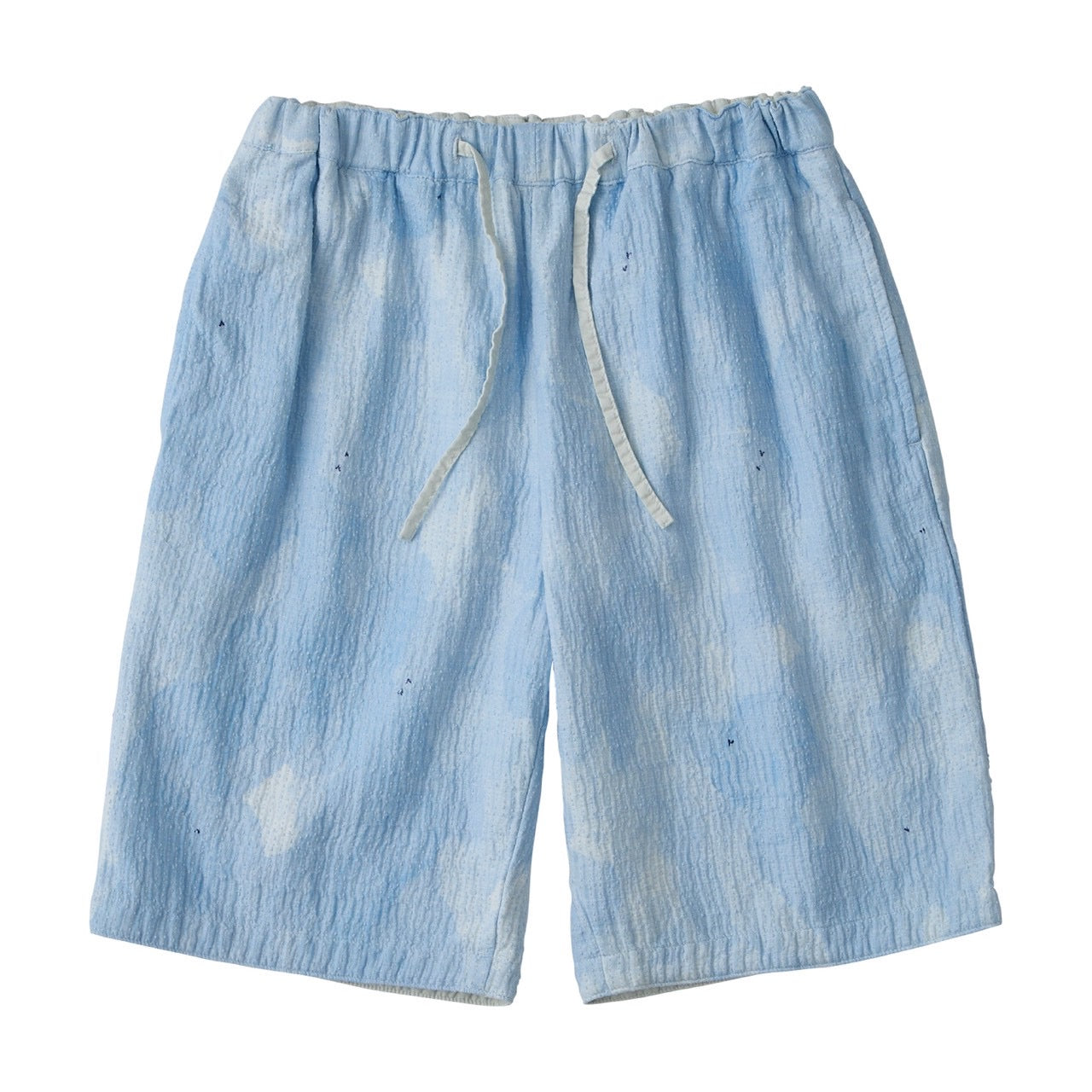 PAINTED SASHIKO WATERCOLOR SHORTS