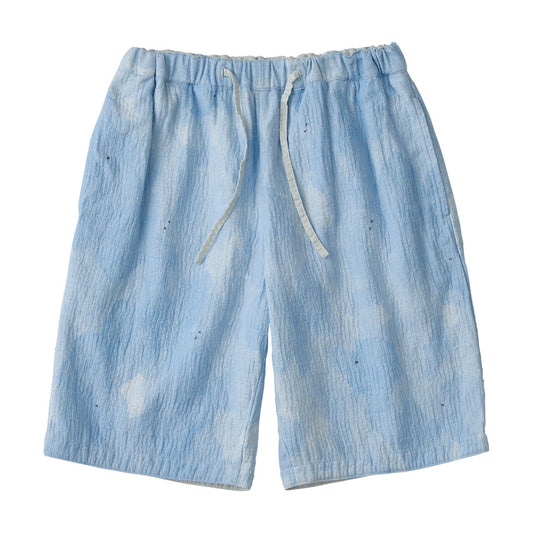 PAINTED SASHIKO WATERCOLOR SHORTS