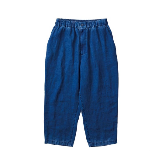 INDIGO LINEN EASY PANTS
