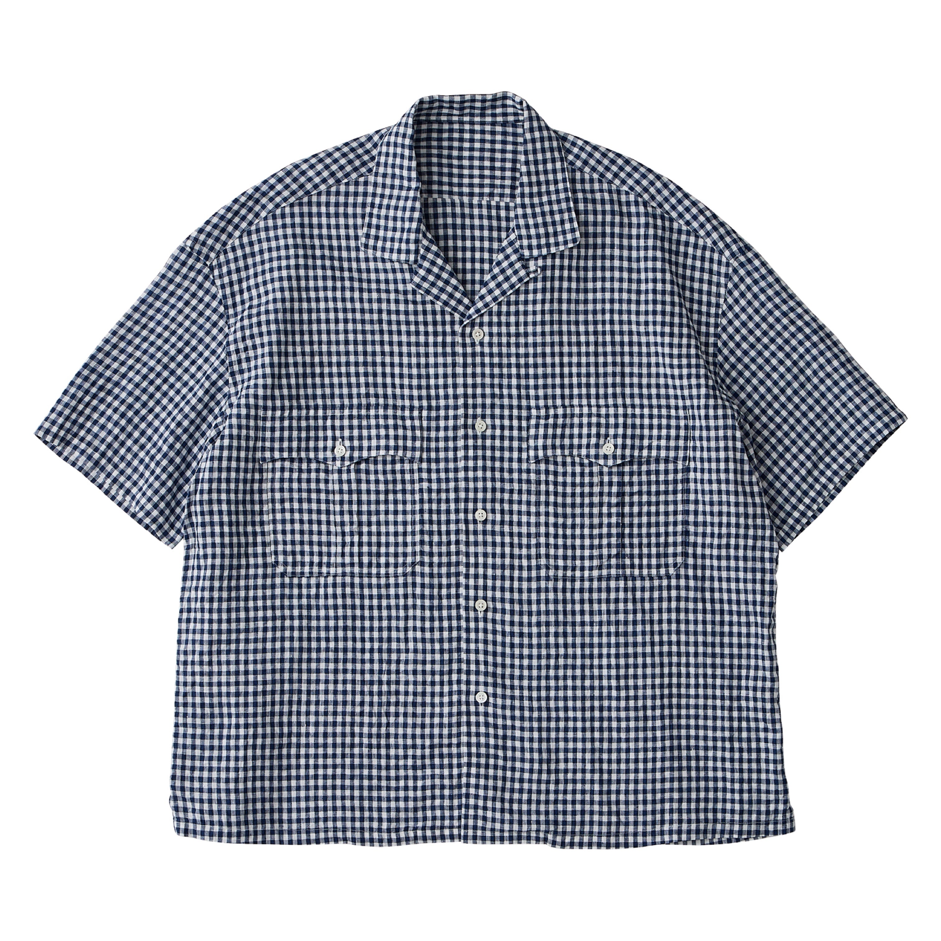 KEROUAC LINEN GINGHAM CHECK SHIRT – PORTER CLASSIC KYOTO