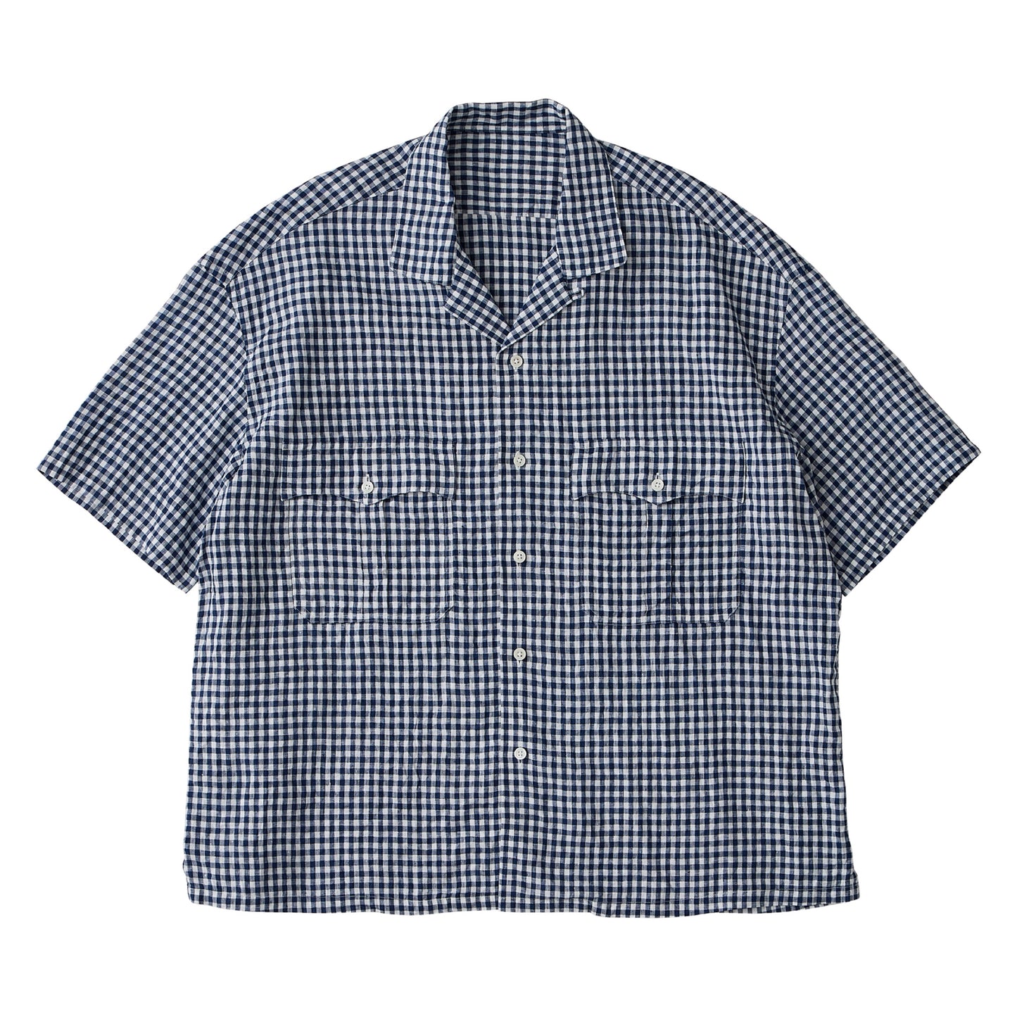 KEROUAC LINEN GINGHAM CHECK SHIRT