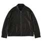 LEATHER ZIP UP JACKET  W / LOVE & PEACE SILVER (ENTREFINO)