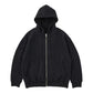 BABY ALPACA / CASHMERE DOUBLE FACE  ZIP UP PARKA W / SILVER ZIPPER