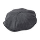 PIN STRIPE LINEN COTTON CASQUETTE