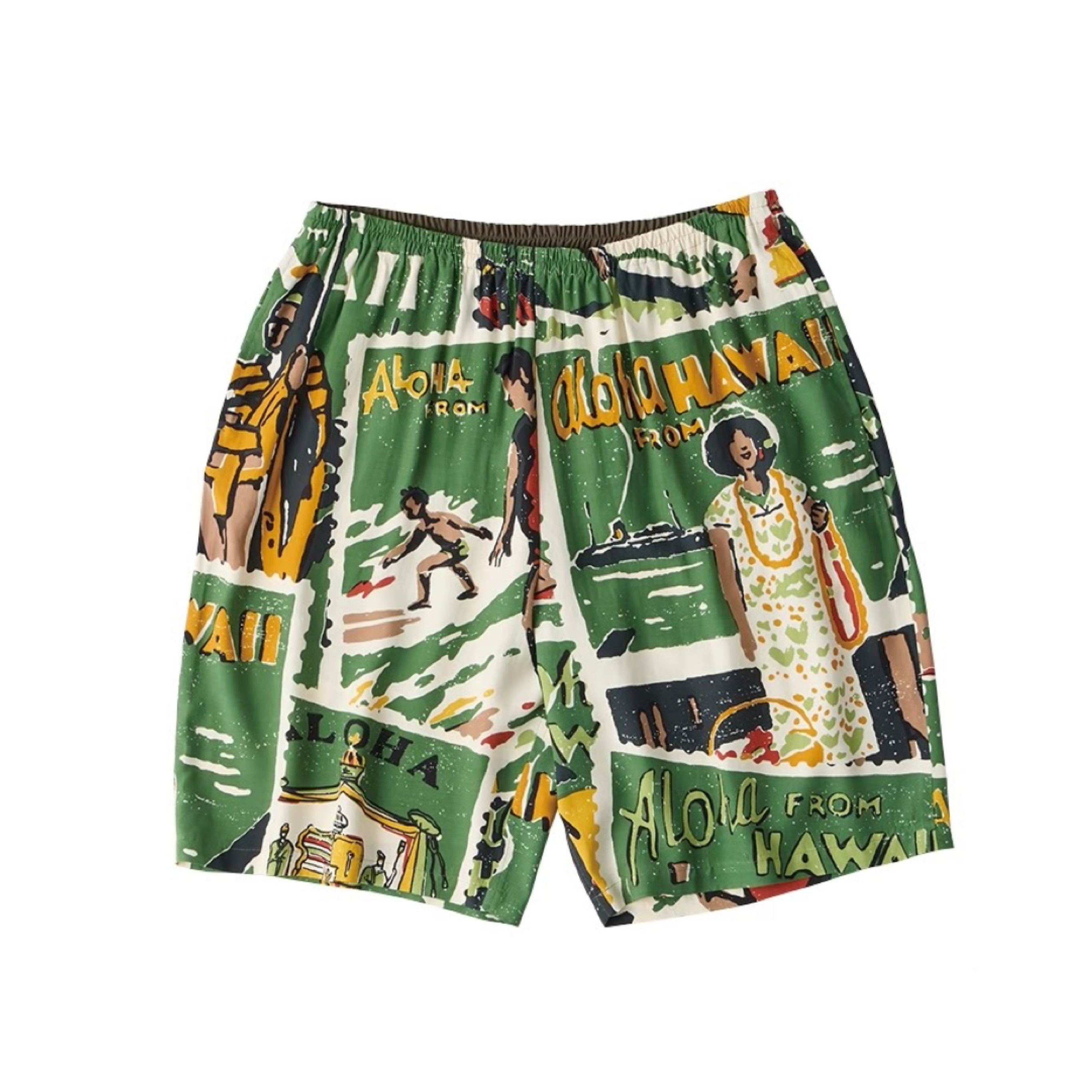 HAWAIIAN OUTDOOR ALOHA SHORTS – PORTER CLASSIC KYOTO