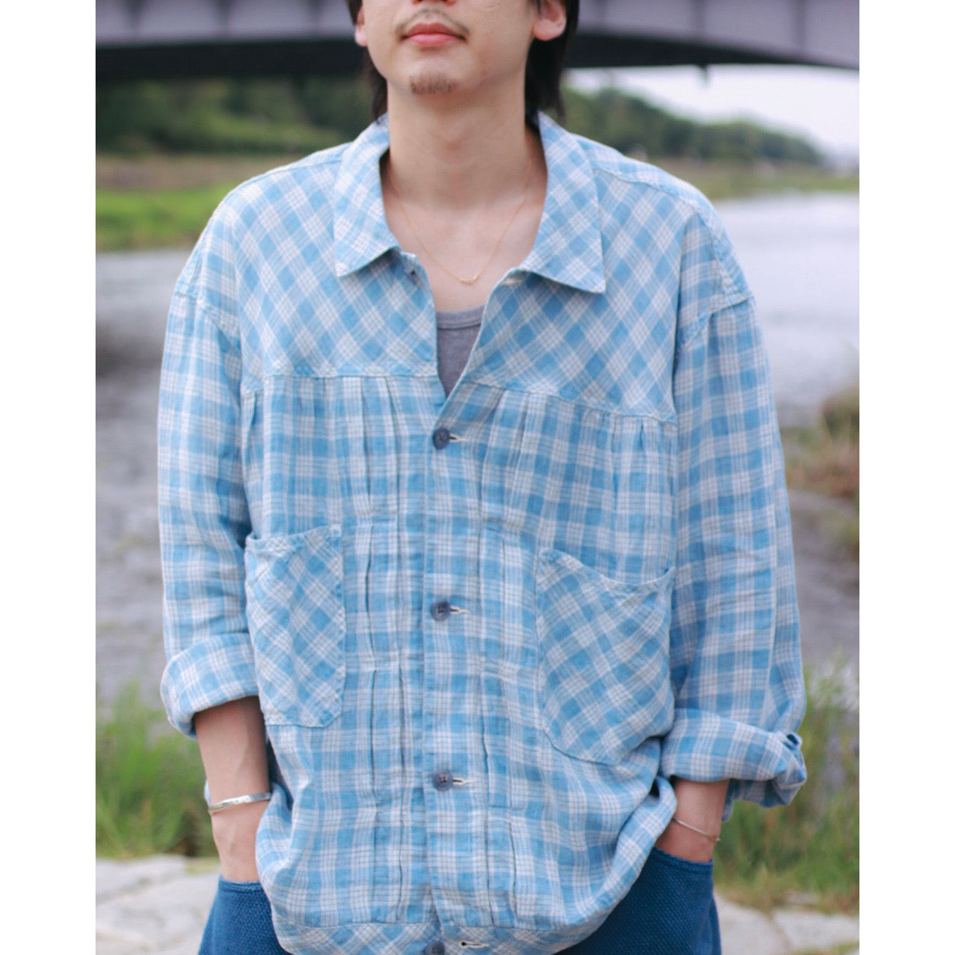 LINEN PALAKA SHORT JACKET – PORTER CLASSIC KYOTO
