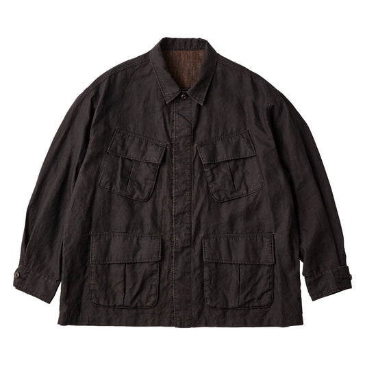 FARMER'S LINEN MILITARY JACKET