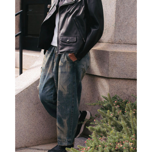 STEINBECK DENIM POCKET PANTS VINTAGE CUSTOM