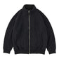 BABY ALPACA / CASHMERE DOUBLE FACE  ZIP UP JACKET W / SILVER ZIPPER