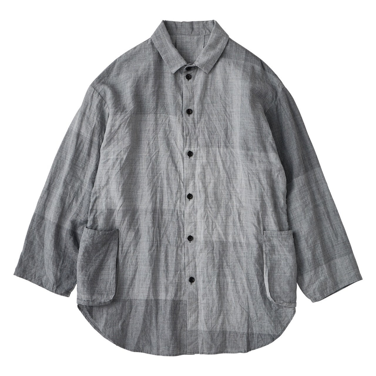 RAMIE BLOCK CHECK SHIRT JACKET