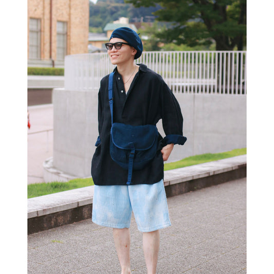 PAINTED SASHIKO WATERCOLOR SHORTS