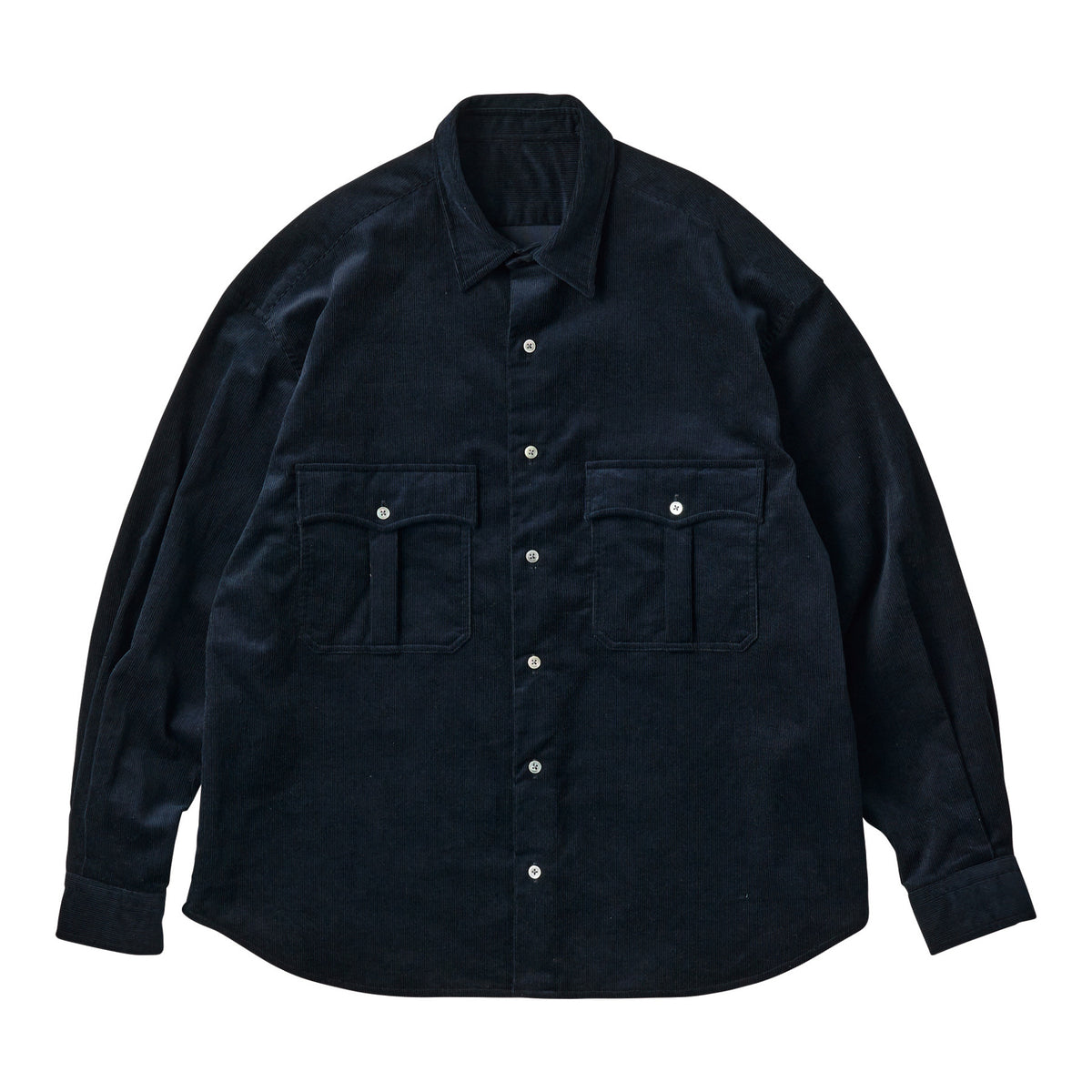 ROLL UP ORGANIC CORDUROY SHIRT (14WALE)