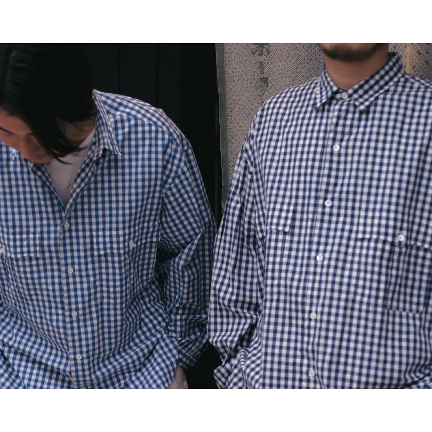 ROLL UP GINGHAM CHECK SHIRT