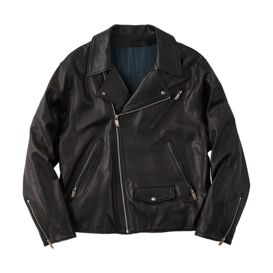 PC RIDERS JACKET W/LOVE&PEACE SILVER