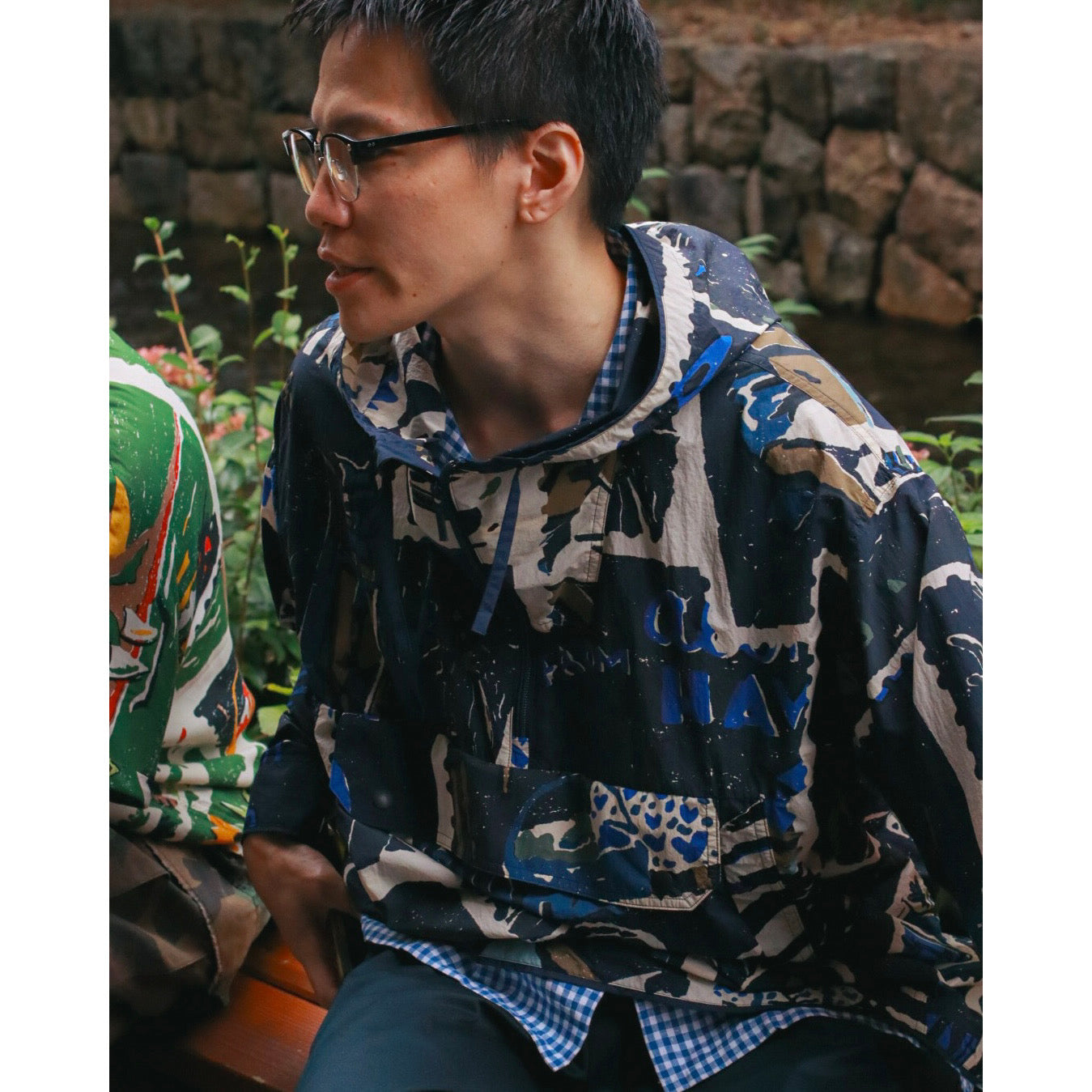 HAWAIIAN OUTDOOR ANORAK PARKA W/MINI POUCH