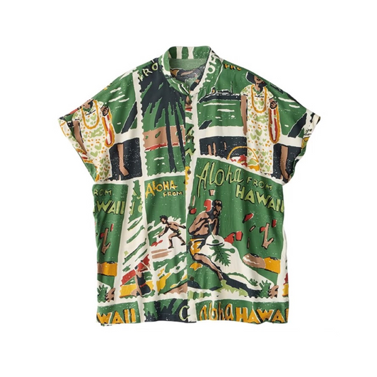 HAWAIIAN OUTDOOR ALOHA BLOUSE