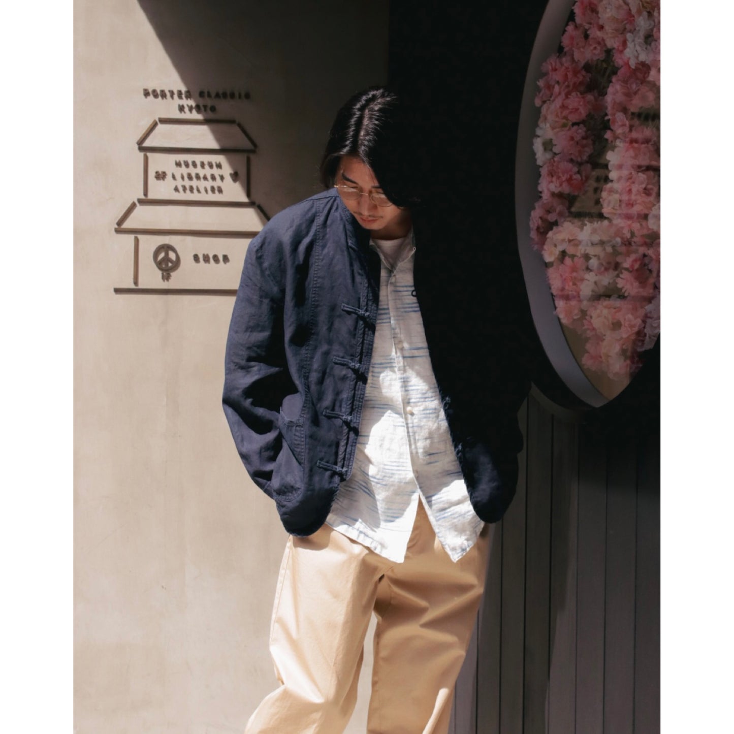 FARMER’S LINEN CHINESE JACKET