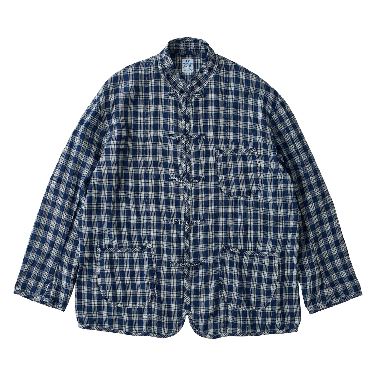 LINEN PALAKA CHINESE JACKET