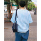 PAINTED SASHIKO WATERCOLOR  T-SHIRT
