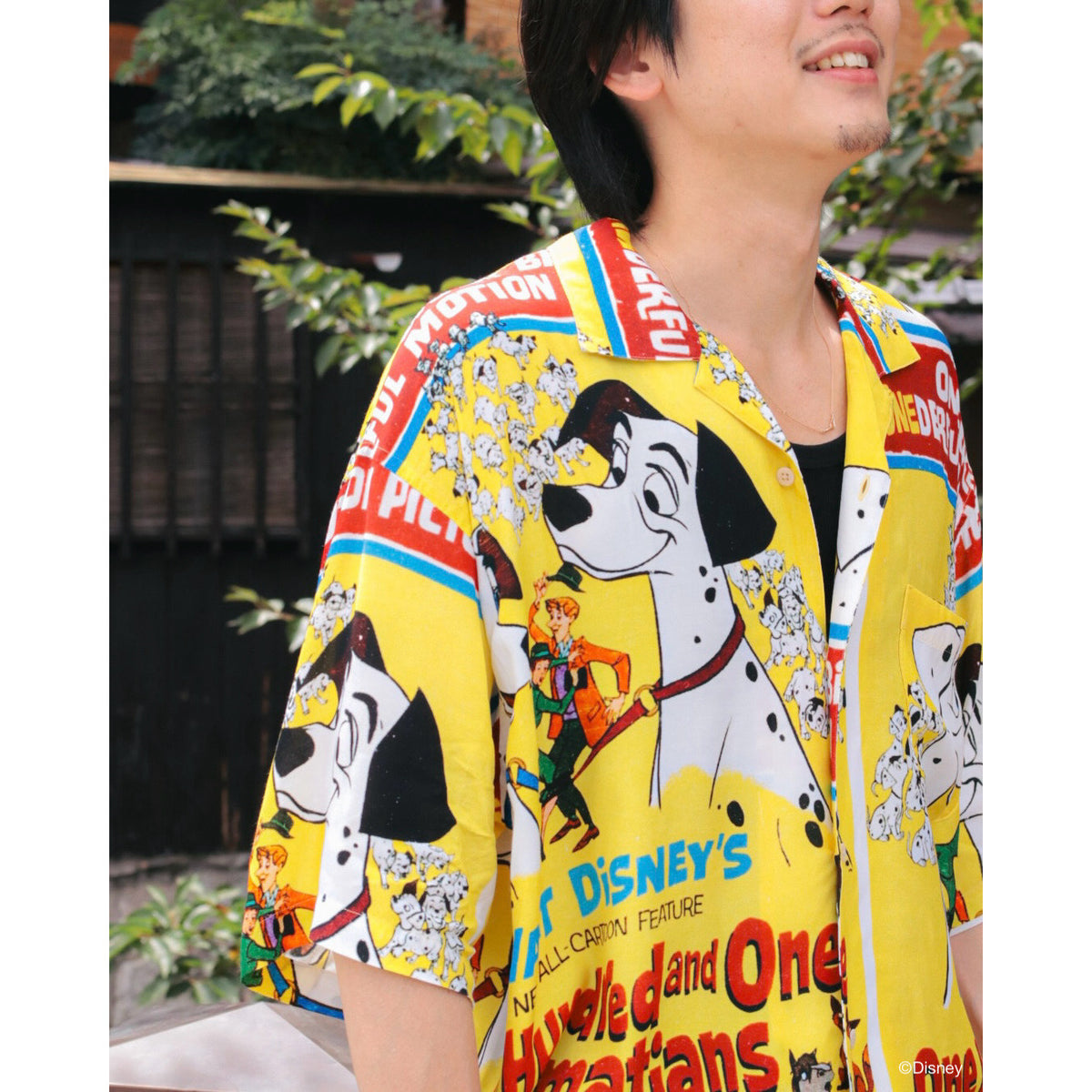 DISNEY VINTAGE POSTER PC ALOHA COLLECTION ALOHA SHIRT 101 DALMATIANS