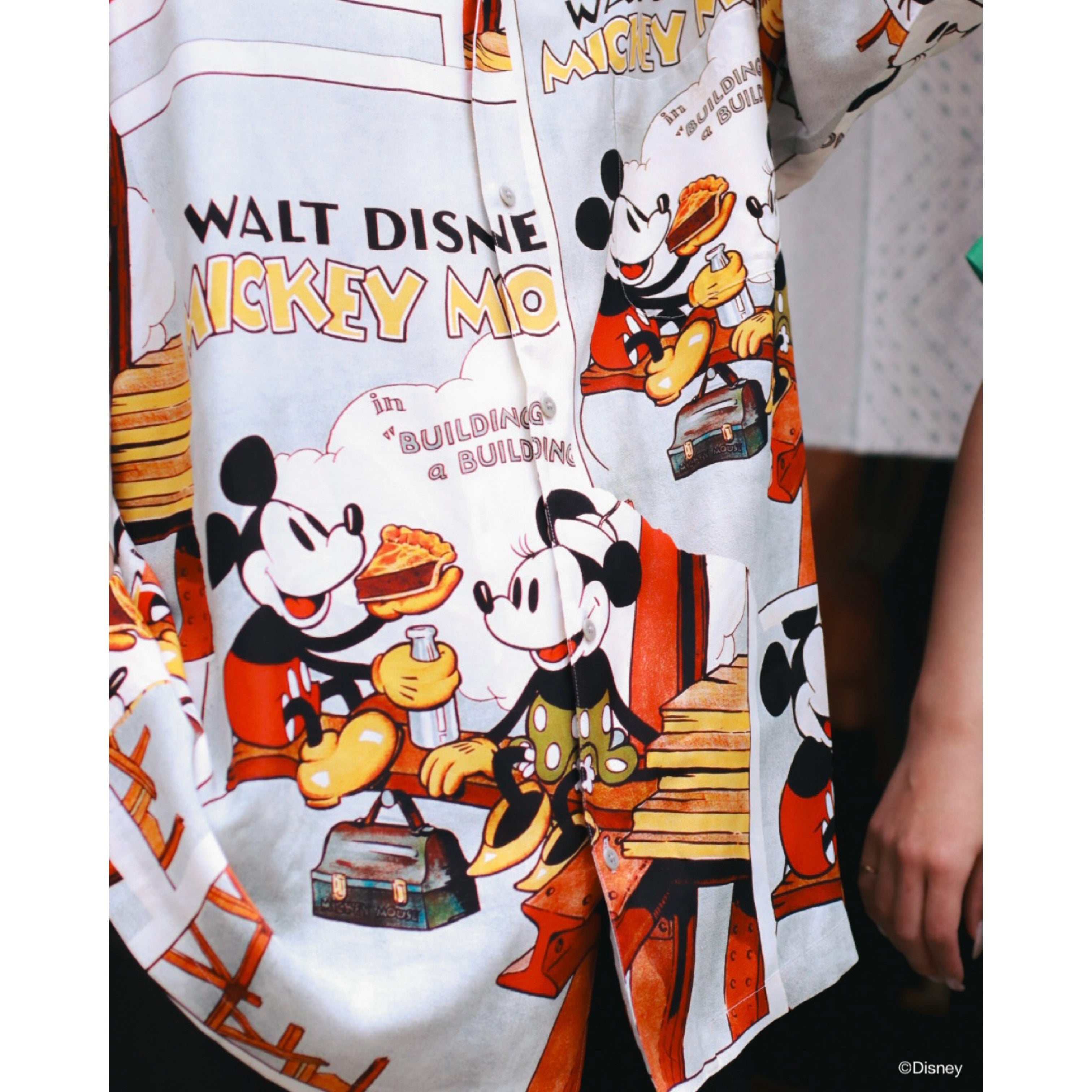 DISNEY VINTAGE POSTER PC ALOHA COLLECTION ALOHA SHIRT MICKEY