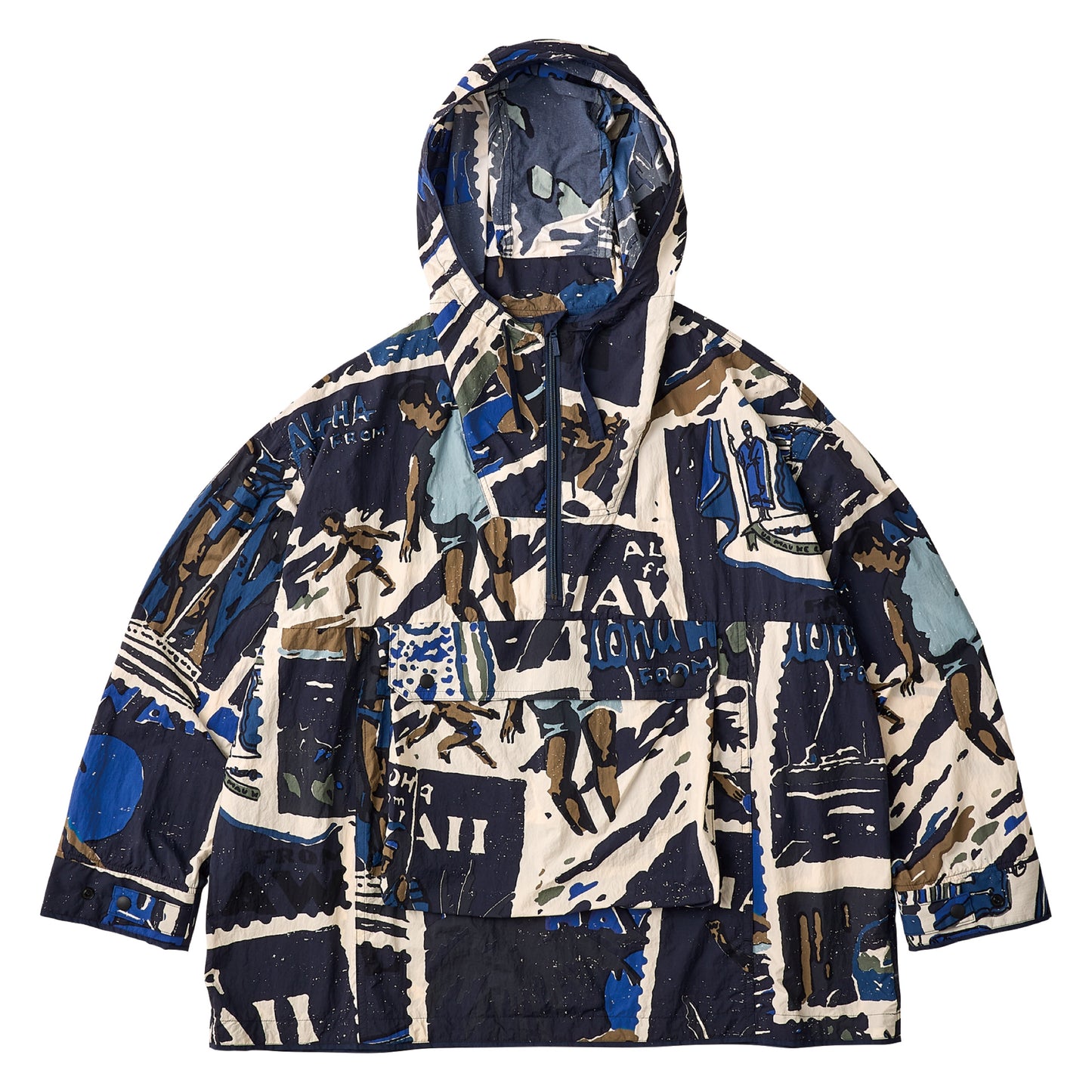 HAWAIIAN OUTDOOR ANORAK PARKA W/MINI POUCH