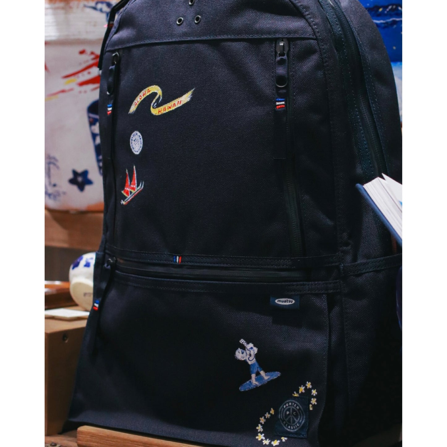 NEWTON CITY RUCKSACK PAINT CUSTOM NAVY