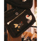 "KYOTO EXCLUSIVE" SUPER NYLON SIMPLE SHOULDER BAG PAINT CUSTOM BLACK