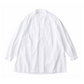 STAND COLLAR LONG SMOCK SHIRT WATCH CHAIN ITEM (NILE GIZA COTTON)