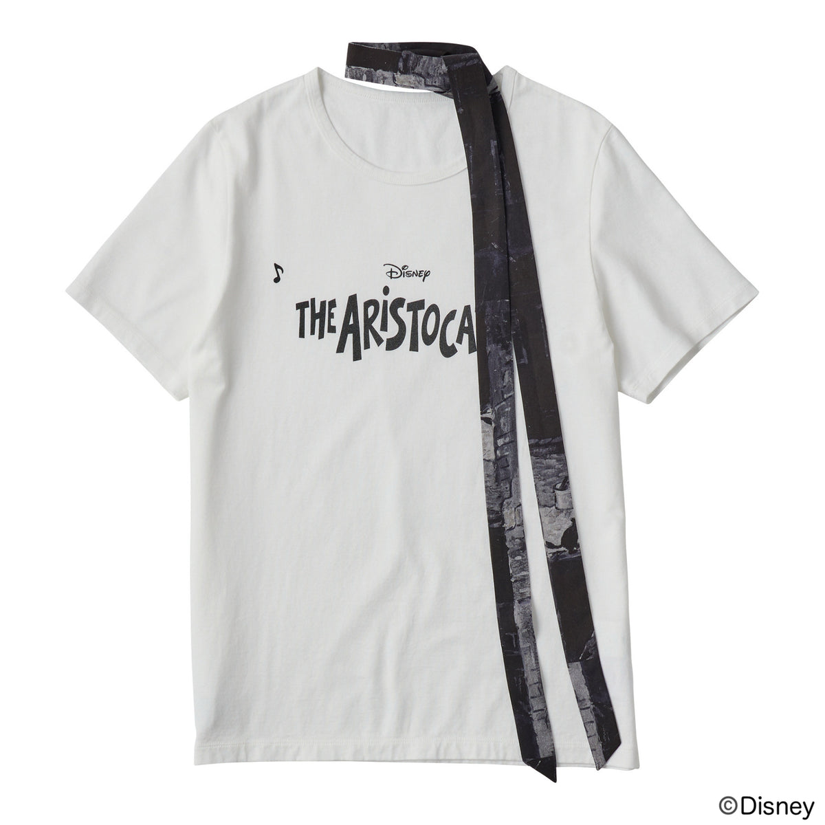 DISNEY / PC T-SHIRT COLLECTION LADIES'  T-SHIRT WITH SCARVES / THE ARISTOCATS