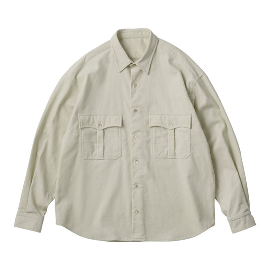 ROLL UP ORGANIC CORDUROY SHIRT (14WALE)