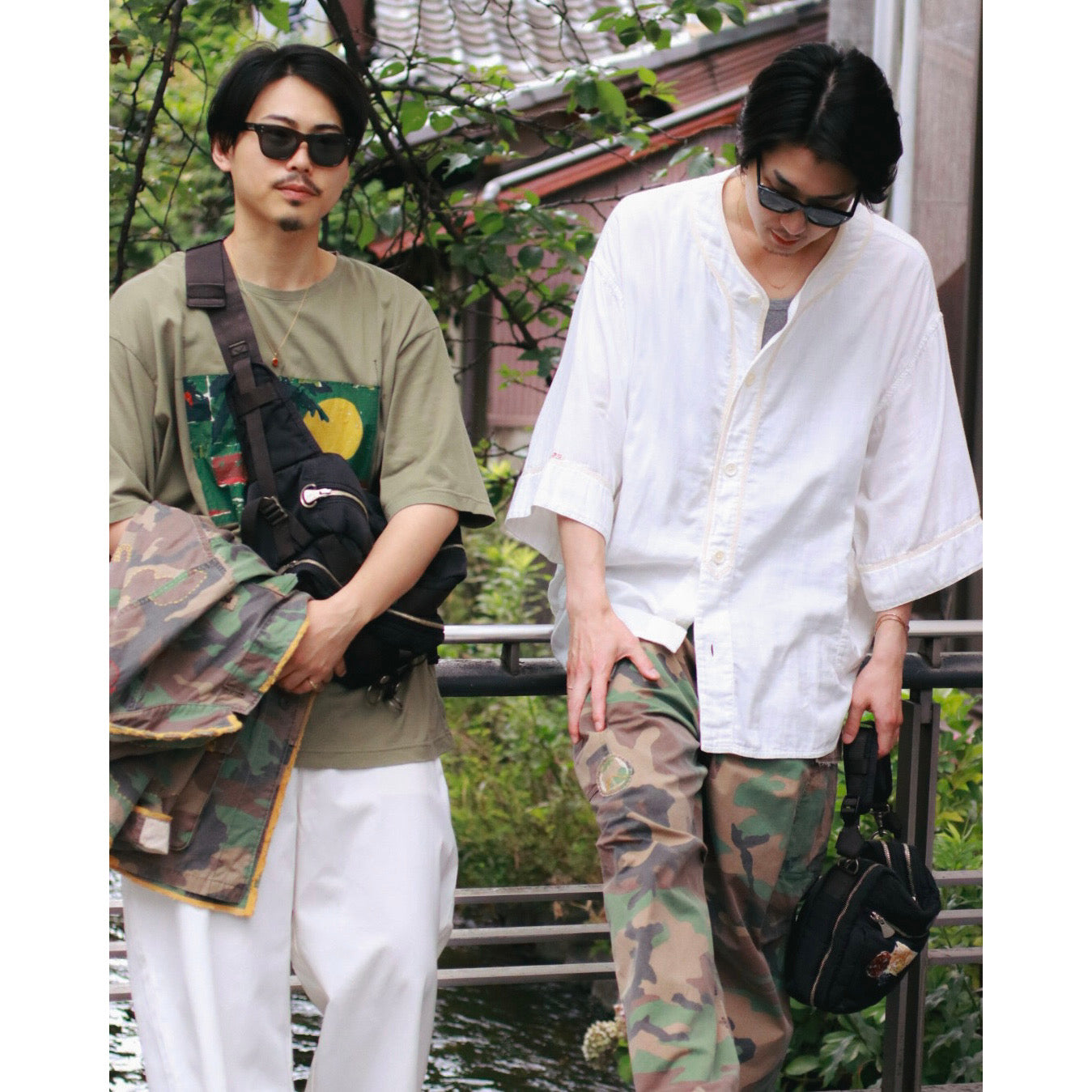 "PC EXCLUSIVE" ALOHA CAMOUFLAGE CARGO PANTS CUSTOM