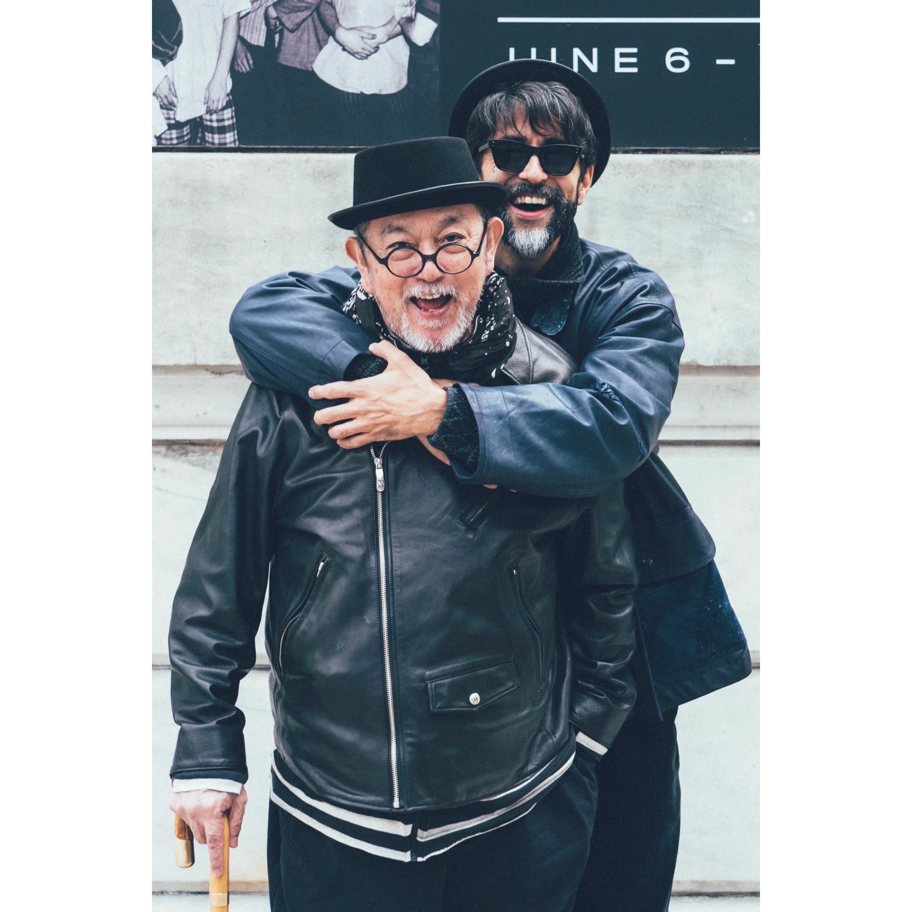 PC RIDERS JACKET W/LOVE&PEACE SILVER -BLACK- – PORTER CLASSIC KYOTO
